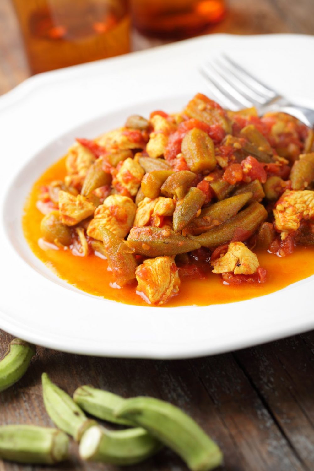 Okra with chicken – Good Food for Good Health